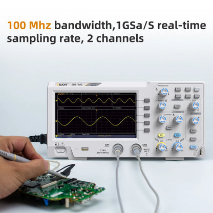 Desktop Digital Oscilloscope 100MHz 1GS/s Dual Channel