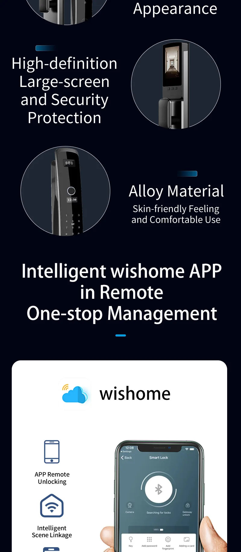 Smart Fingerprint Door Lock with WiFi and App Control