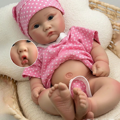 45cm Lifelike Silicone Reborn Baby Doll Painted