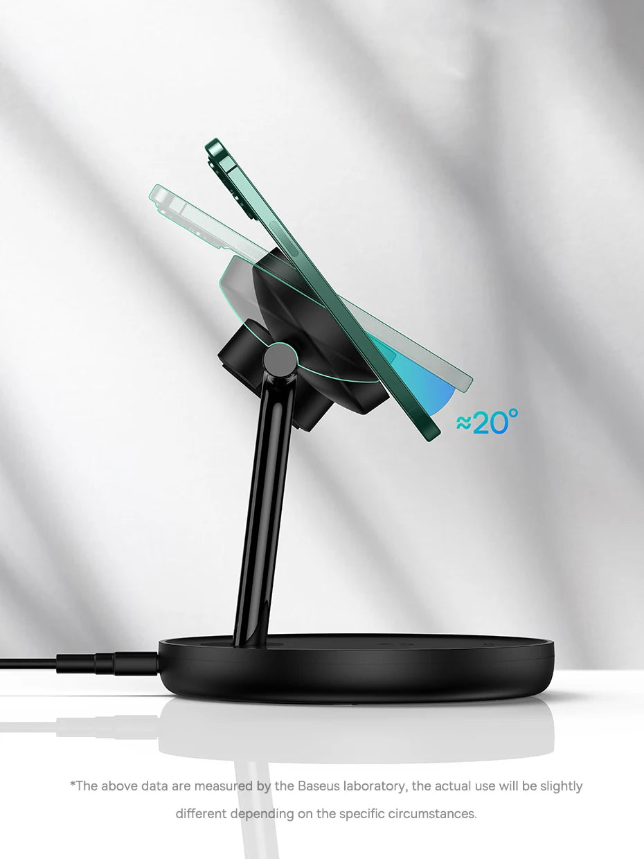 Wireless Charging Station for Phone Earbuds and Watch