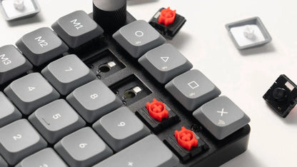 Low Profile RGB Wireless Mechanical Numpad QMK Hot-Swappable