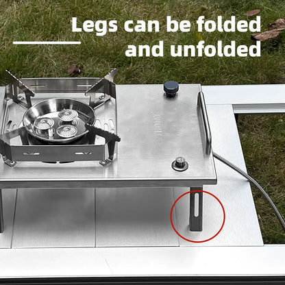 Silver High Power 7500W Folding Gas Burner