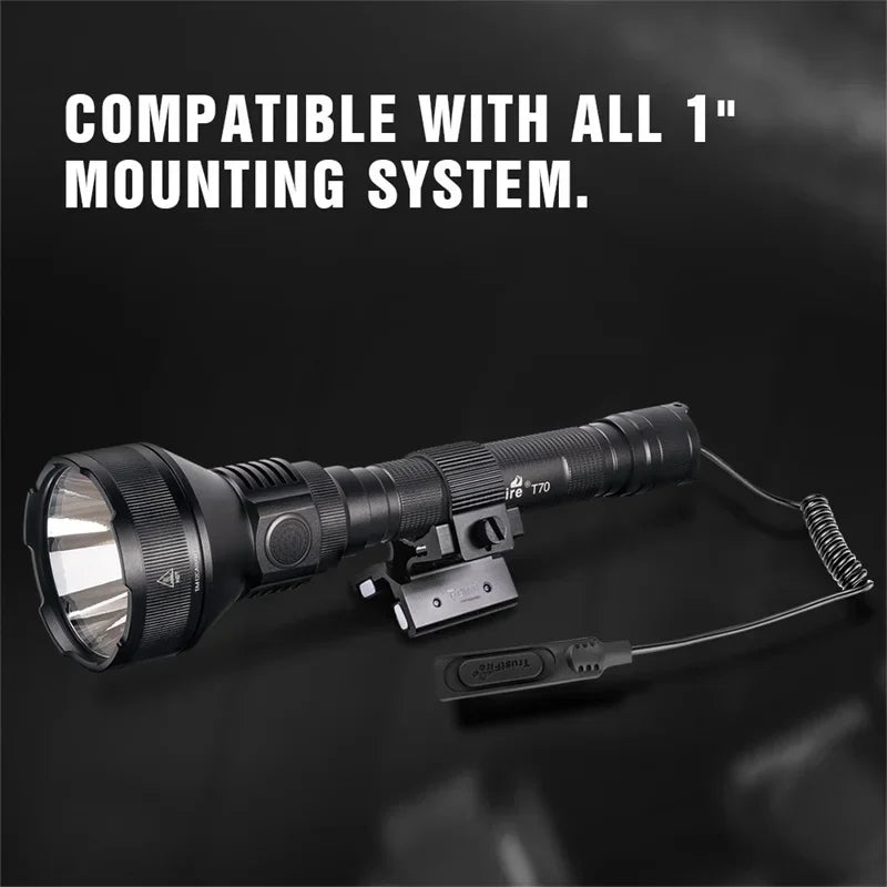 Powerful LED Hunting Torch 2300 Lumen with Rechargeable Battery