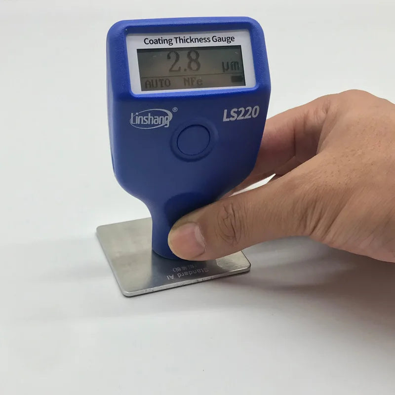 Auto Coating Thickness Gauge 2000μm Fe NFe Metal Tester