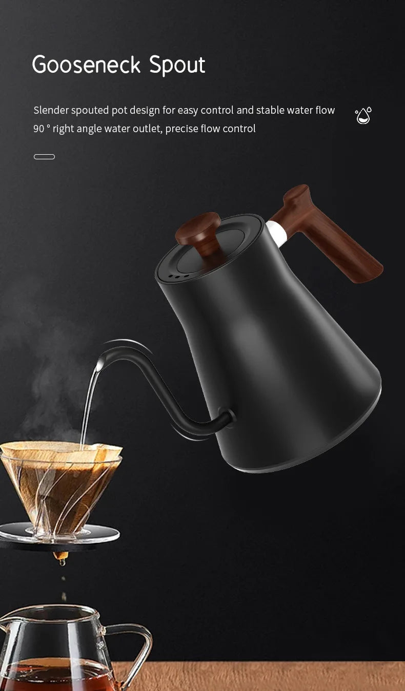 1200W Smart Gooseneck Kettle with Temperature Control