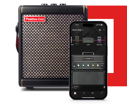Portable Smart Guitar Amp and Bluetooth Speaker Black