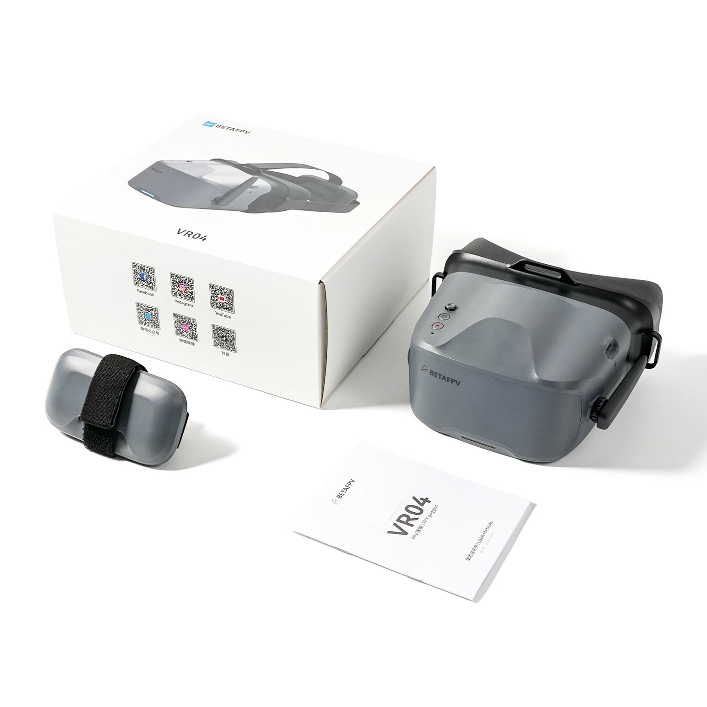Analog FPV Drone Goggles with Wide Screen Display