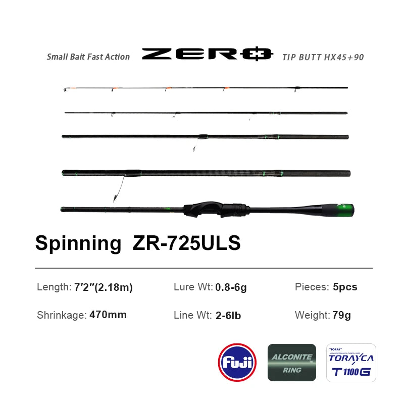 High Carbon Stream Fishing Rod with Long Cast