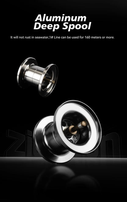 100MG Baitcasting Fishing Reel 5kg Drag 6.3:1 Gear Ratio