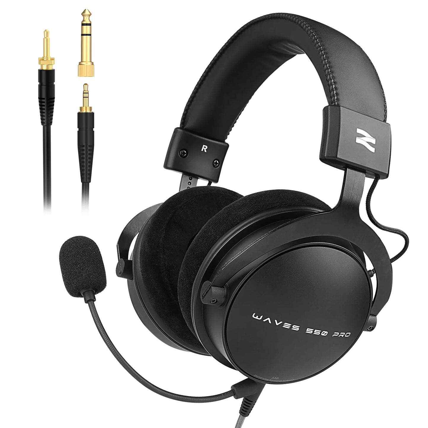 Over-Ear Stereo DJ Headphones with Detachable Cable