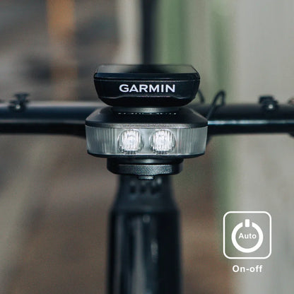 USB Rechargeable 600LM Bike Light GPS Mount Safety Light Black