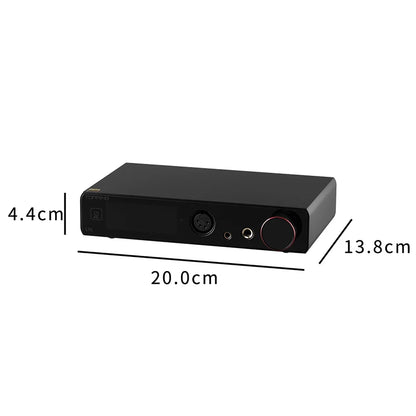 High Fidelity NFCA Headphone Amplifier with XLR and Remote Silver