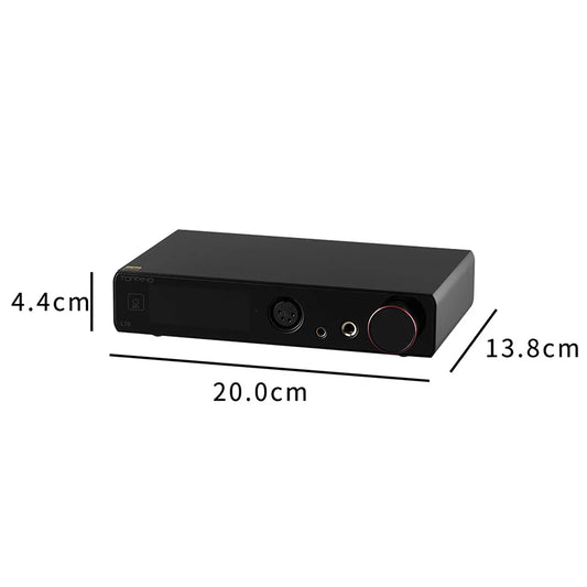 High Fidelity NFCA Headphone Amplifier with XLR and Remote Silver