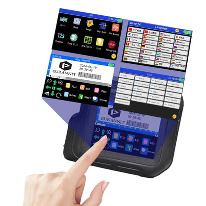 Portable Mini Inkjet Printer 2.8 Inch Touchscreen for Labels