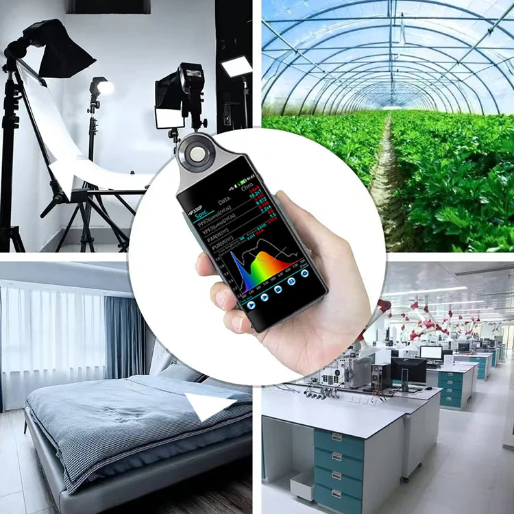 High-Precision Portable Light Spectrometer for LED Lights