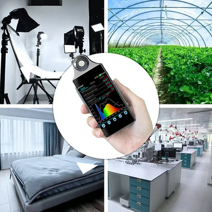 High-Precision Portable Light Spectrometer for LED Lights
