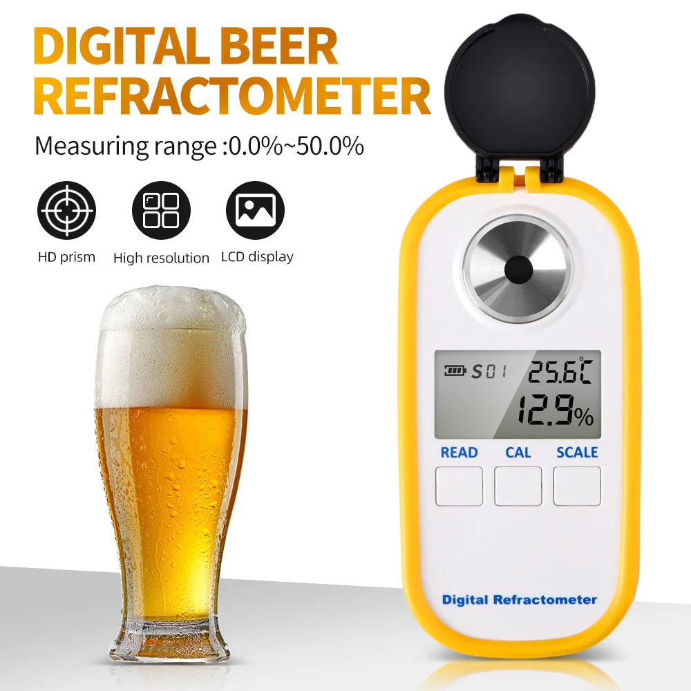 Portable Beer Alcohol Meter for Home and Professional Use