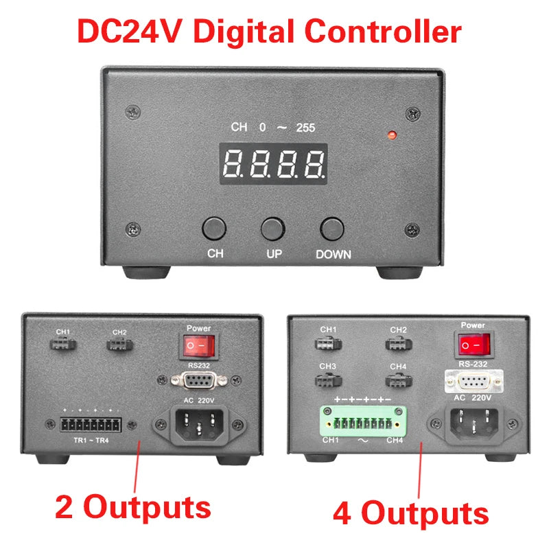 200W Analog Light Controller 6 Channel 24V