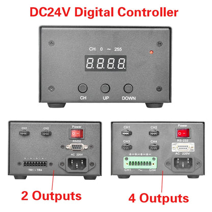 200W Analog Light Controller 6 Channel 24V