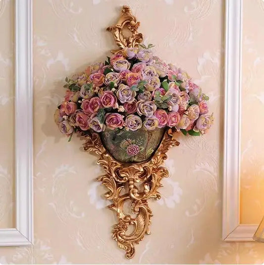 Resin Wall Hanging Flower Vase Home Decoration Ornament