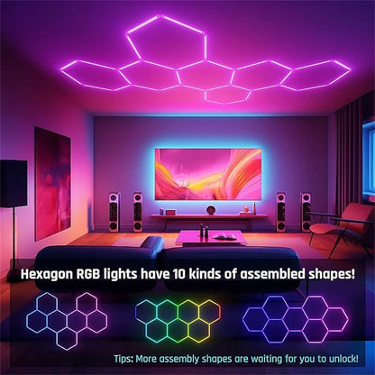 RGB-4H 1522 Hexagon LED Honeycomb Ceiling Light
