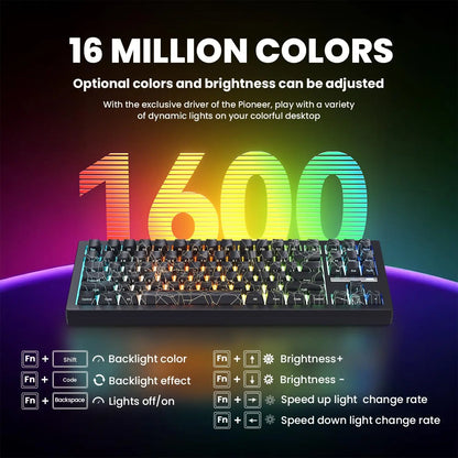 Gaming Mechanical Keyboard Wireless Lighted B Switch