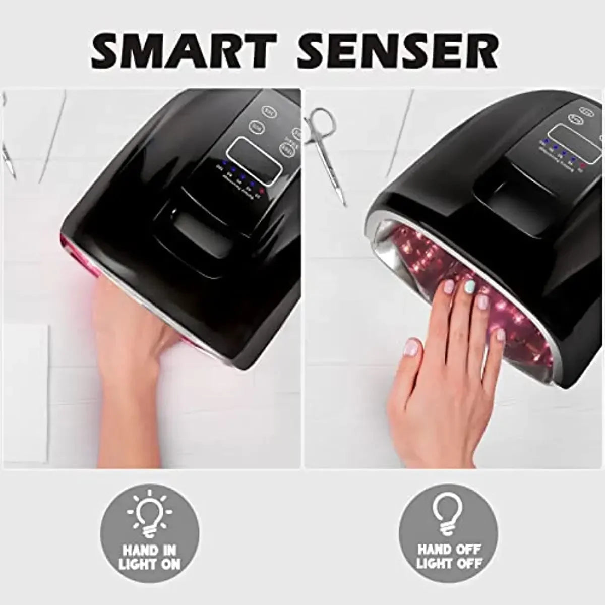 90W Rechargeable Cordless UV LED Nail Lamp