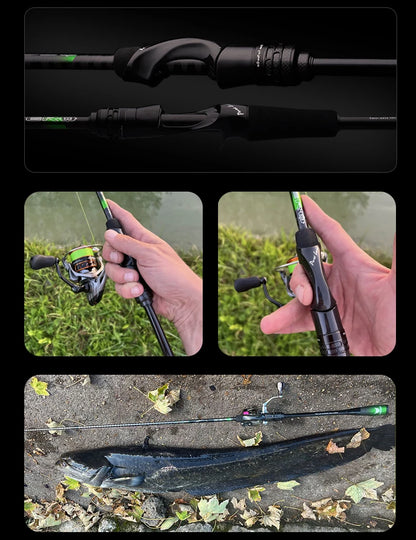 Ultralight High Carbon Trout Rod for Stream Rock Fishing