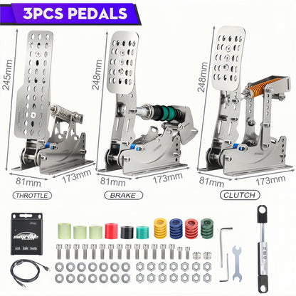 3TB Hydraulic LoadCell Simulator Racing Pedals