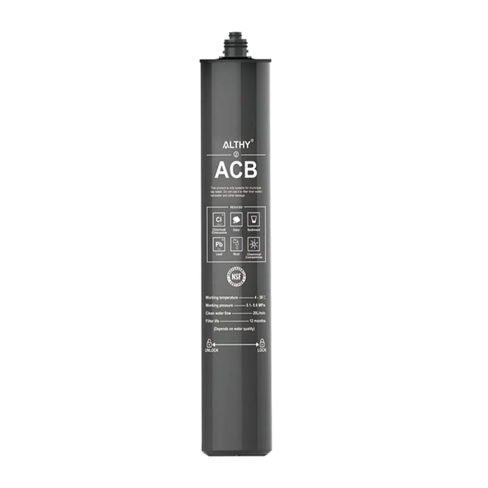 ACB Replacement Water Filter Removes Chlorine Rust Lead