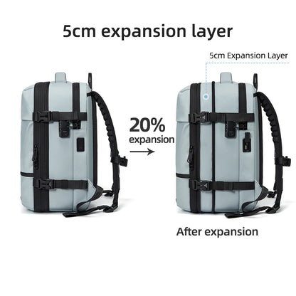 Smart Travel Compression Backpack 16 Inch with Pump