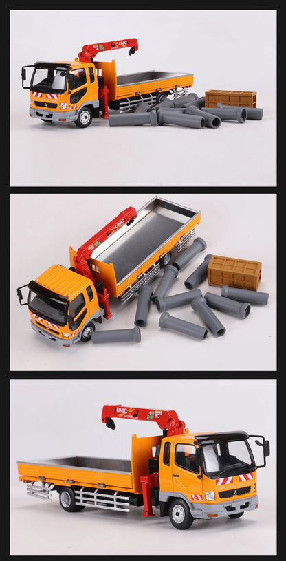 1:64 Diecast Crane Truck Miniature Collectible Model