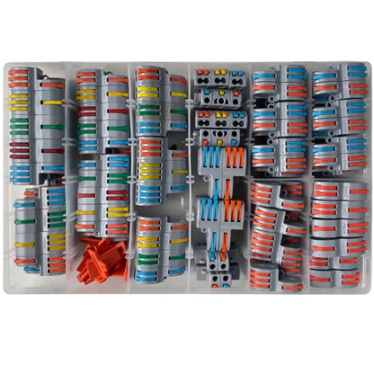 Compact Spring Conductor Wiring Connector Kit 81PCS
