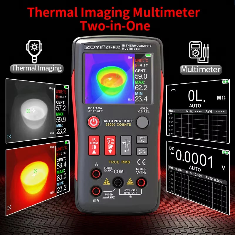 Integrated Thermal Multimeter 240x240 IR High Precision ZT-R02