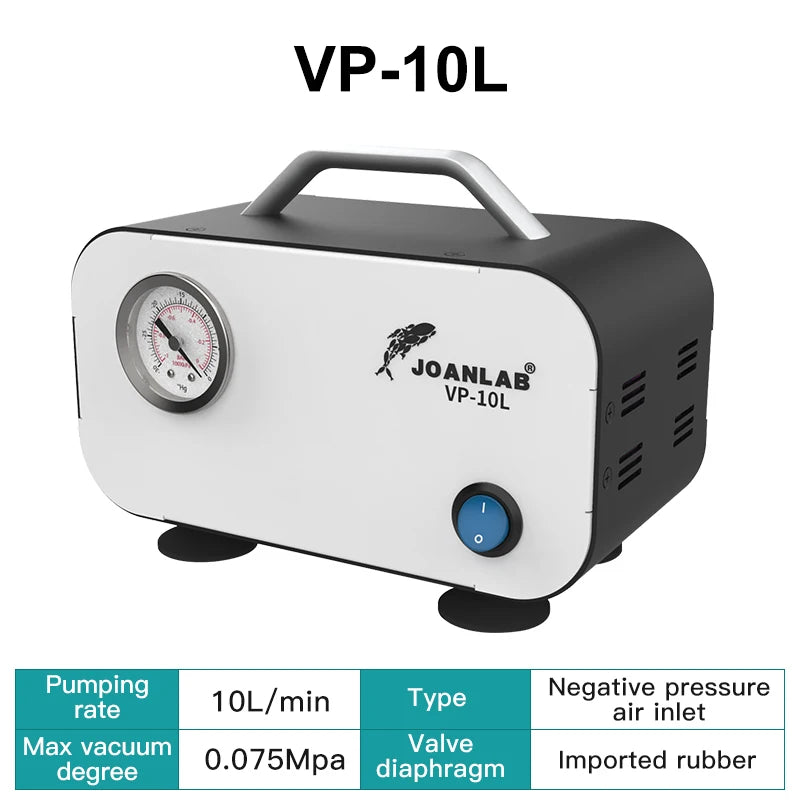 Portable Oil-Free Laboratory Vacuum Pump Adjustable Pressure