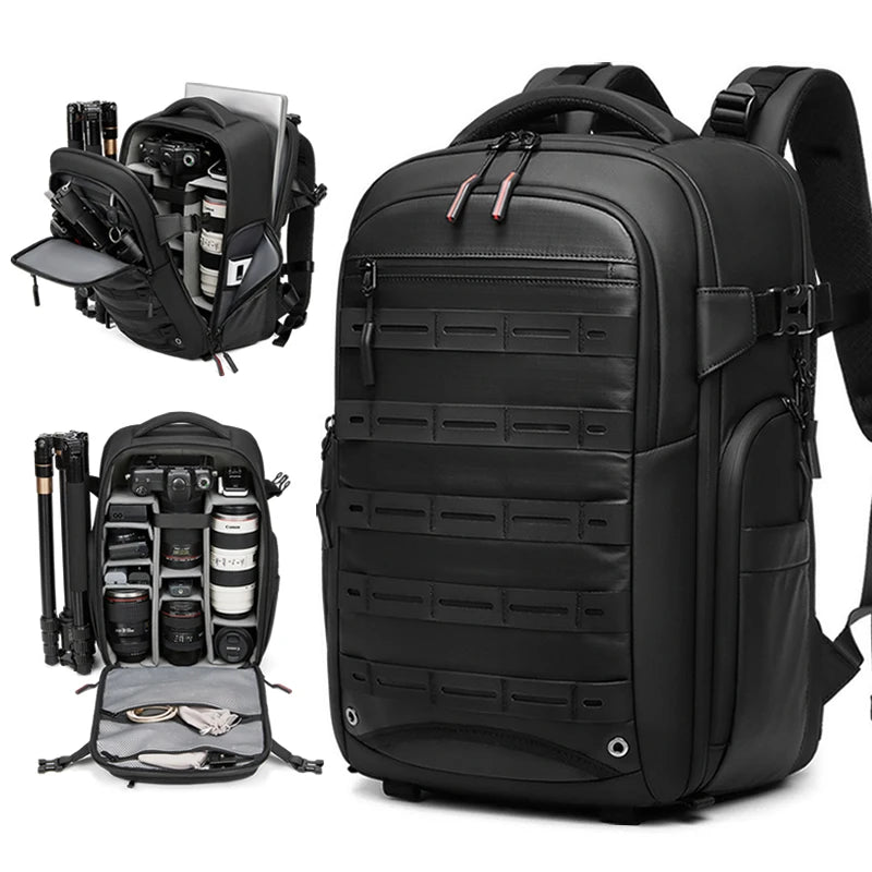 Professional Camera Backpack with Tripod & Drone Storage