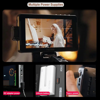 Portable 5.5 Inch Camera Monitor 4K HDMI IPS Field Display