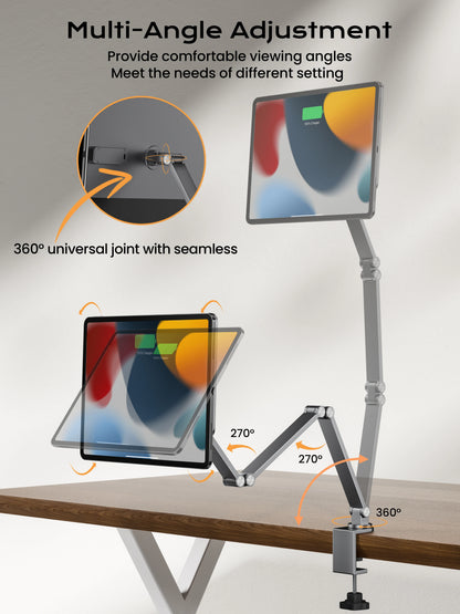 Magnetic Wireless Charger Stand for M4 iPad Pro 13"
