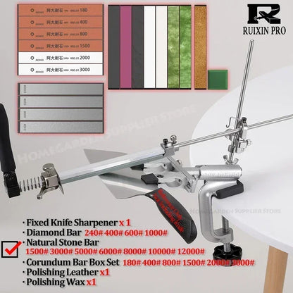 Fixed Angle Knife Sharpener Whetstone Diamond Sharpener Set