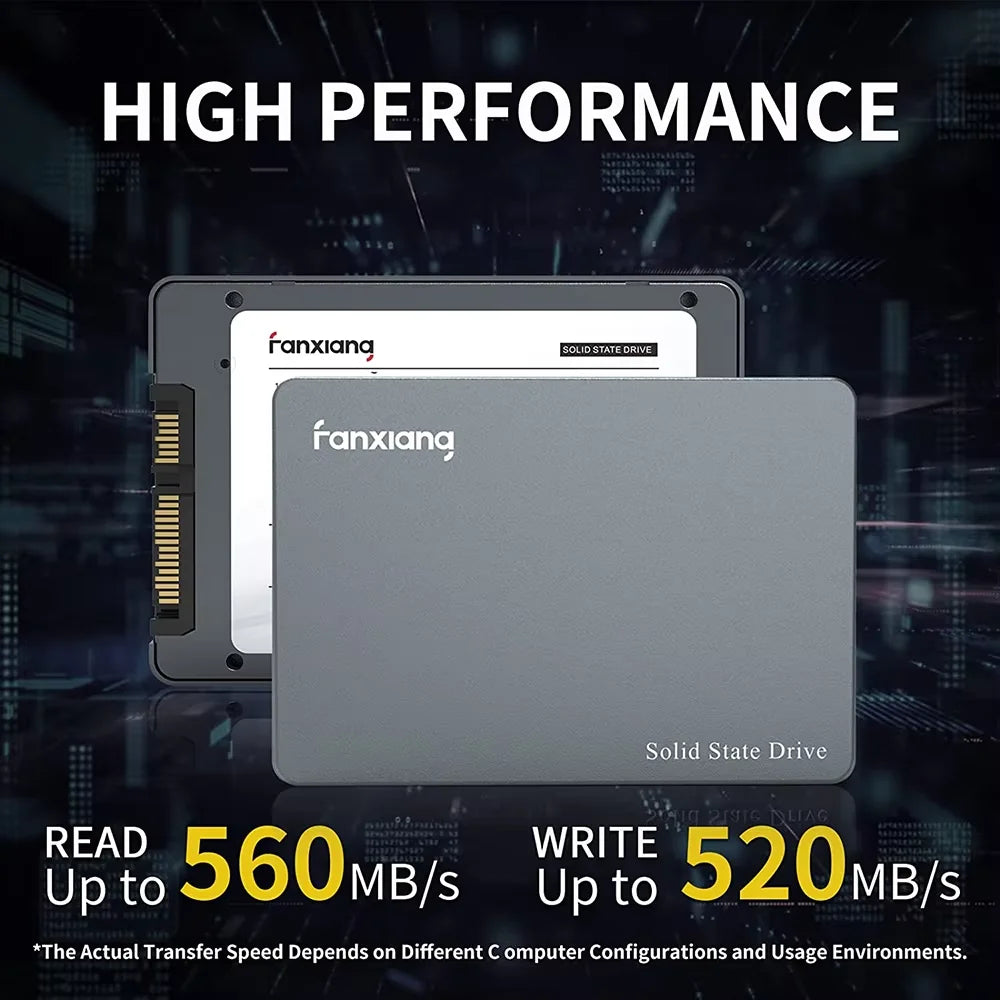 2TB 2.5" SATA SSD Up to 560MB/s Speed
