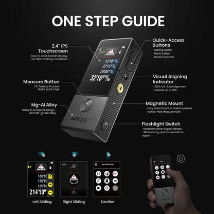 Digital Laser Distance Meter 100m High-Accuracy Rangefinder