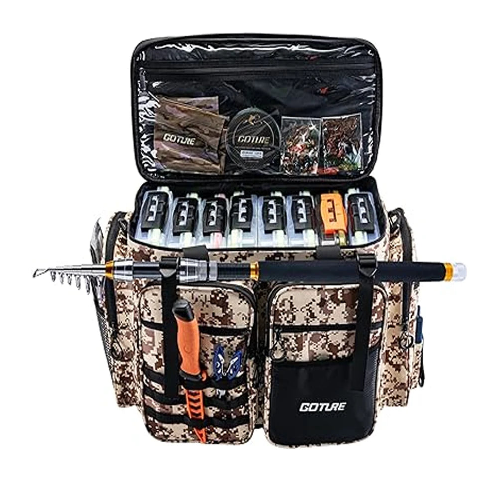 53cm High Capacity Fishing Tackle Shoulder Bag