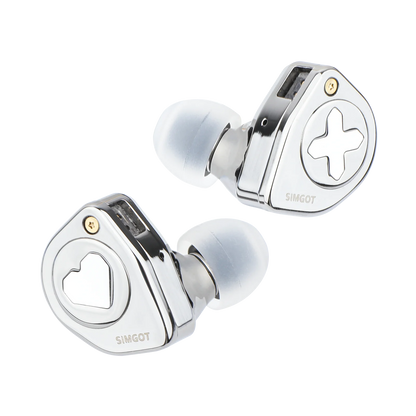 Hybrid Driver Hi-Fi IEM Earphones with Detachable Nozzles
