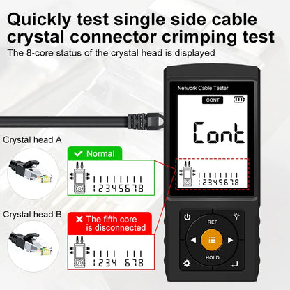 3 Inch Rechargeable Network Cable Tester Line Tracer