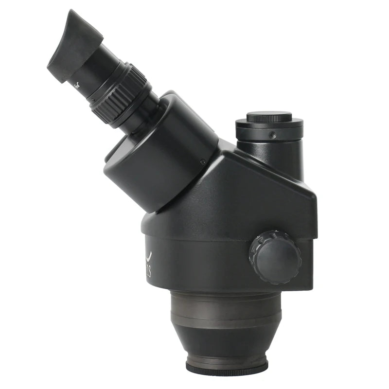 7X-45X Continuous Zoom Trinocular Microscope Head with 25mm Mount