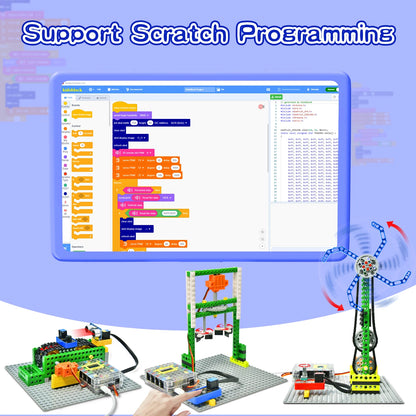 Smart DIY Robotics Kit for Kids with Scratch Programming