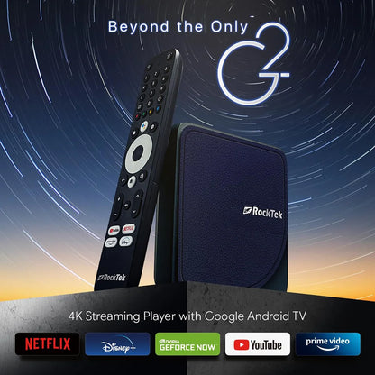 Compact 4K Android TV Stream Box 32GB with Dolby Vision