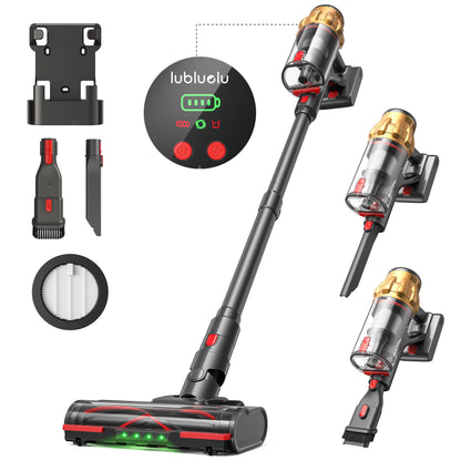 Cordless Vacuum Cleaner 50kPa Powerful Suction Pet Hair