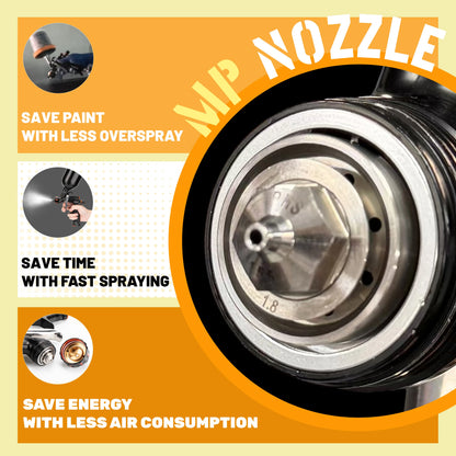 Precision 1.3mm Paint Spray Gun for Auto and DIY Projects