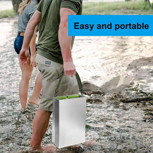 Portable Aluminium Gold Sluice Box 50in